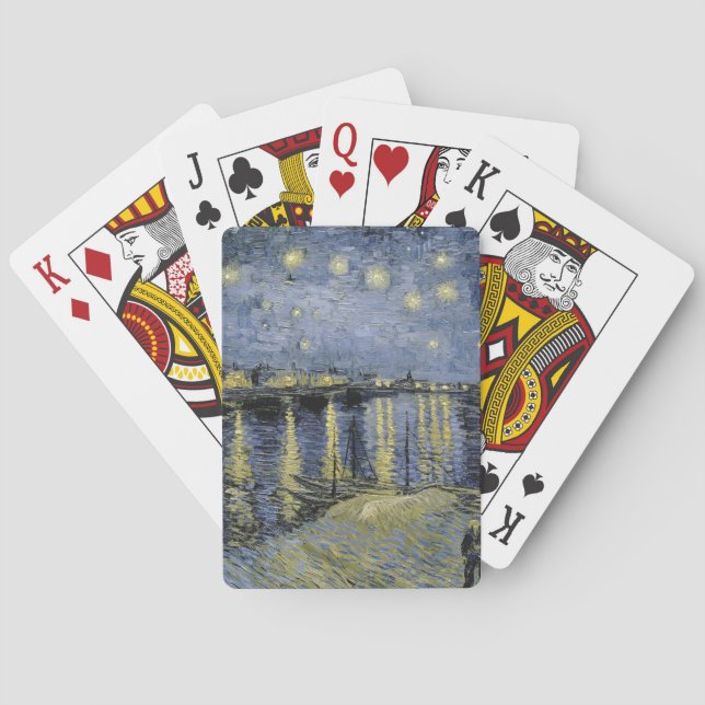 Vincent van Gogh - Starry Night 1888 Spielkarten (Rückseite)