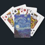 VINCENT VAN GOGH - Starry night 1889 Spielkarten<br><div class="desc">VINCENT VAN GOGH - Starry night 1889Öl auf Leinwand</div>