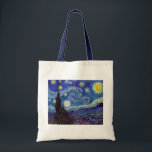 VINCENT VAN GOGH - Starry night 1889 Tragetasche<br><div class="desc">VINCENT VAN GOGH - Starry night 1889Öl auf Leinwand</div>