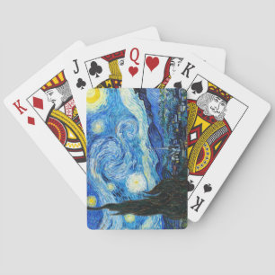Vincent Van Gogh Starry Night Art Playing Spielkarten
