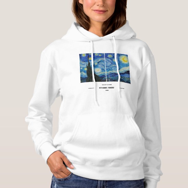 Vincent Van Gogh Starry Night Hoodie (Vorderseite)