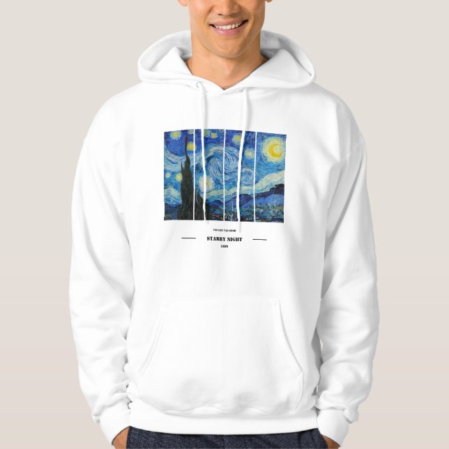 Vincent Van Gogh Starry Night Hoodie (Vorderseite)