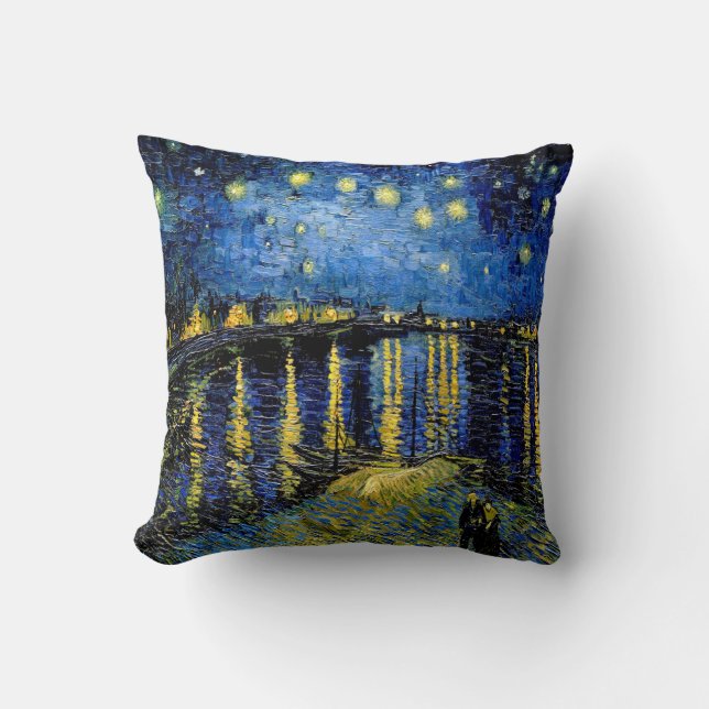 Vincent Van Gogh Starry Night Kissen (Vorderseite)
