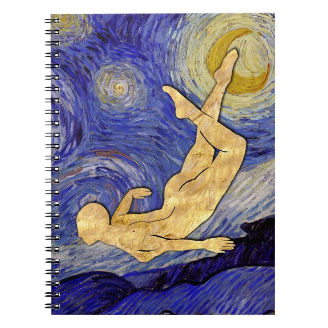 Vincent Van Gogh Starry Night Notizblock (Vorderseite)