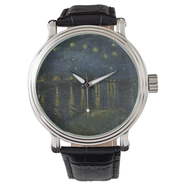 Vincent van Gogh - Starry Night on the Rhone Armbanduhr (Vorderseite)