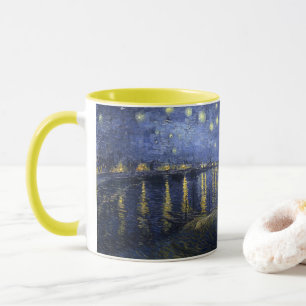 Vincent Van Gogh - Starry night over Rhone Tasse