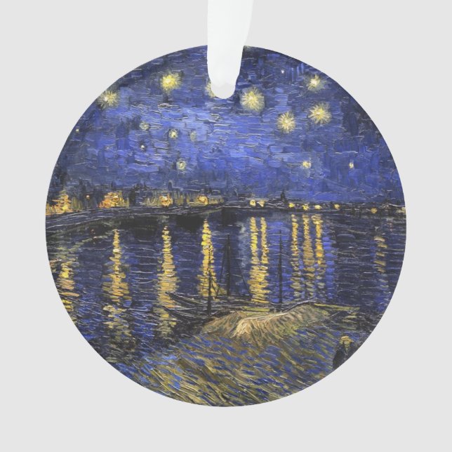 Vincent Van Gogh Starry Night Over The Rhone (devant)