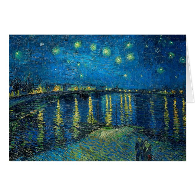 Vincent Van Gogh Starry Night Over the Rhone (Vorderseite (Horizontal))