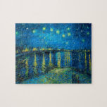 Vincent van Gogh Starry Night Over The Rhone<br><div class="desc">Vincent Van Gogh Starry Night über das Rhonespuzzle.</div>