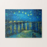 Vincent van Gogh Starry Night Over The Rhone<br><div class="desc">Vincent Van Gogh Starry Night über das Rhonespuzzle.</div>