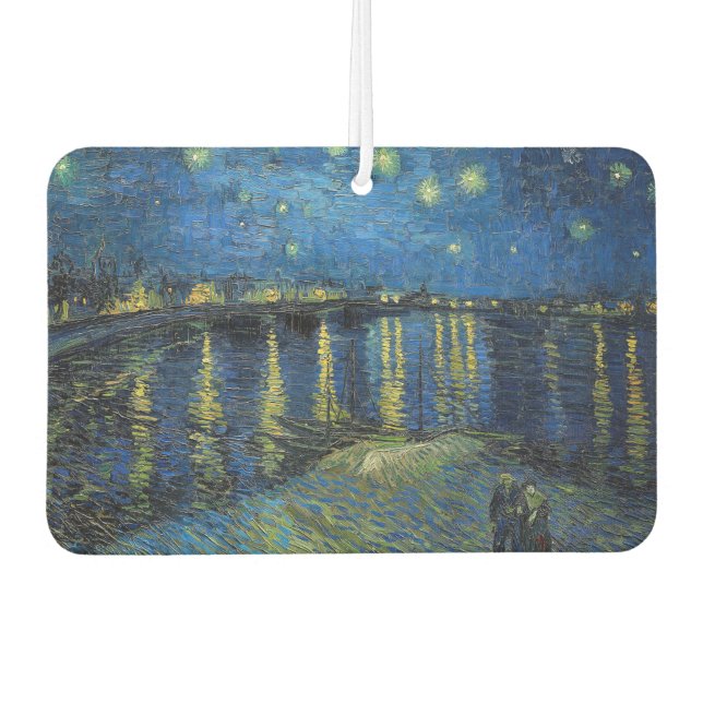Vincent van Gogh - Starry Night Over the Rhone Autolufterfrischer (Vorderseite)