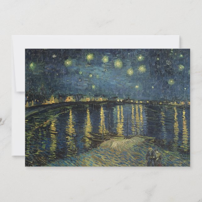Vincent van Gogh | Starry Night Over the Rhone Dankeskarte (Vorderseite)