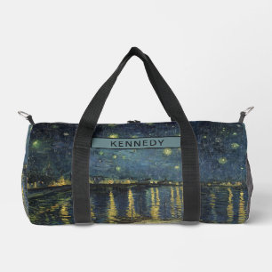 Vincent van Gogh   Starry Night Over the Rhone Duffle Bag