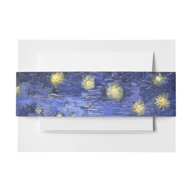 Vincent van Gogh Starry Night Over The Rhone Einladungsbanderole (Vorderseite Beispiel)