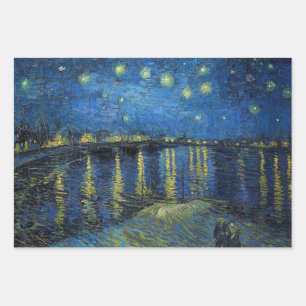 Vincent van Gogh - Starry Night Over the Rhone Geschenkpapier Set