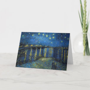 Vincent van Gogh - Starry Night Over the Rhone Karte