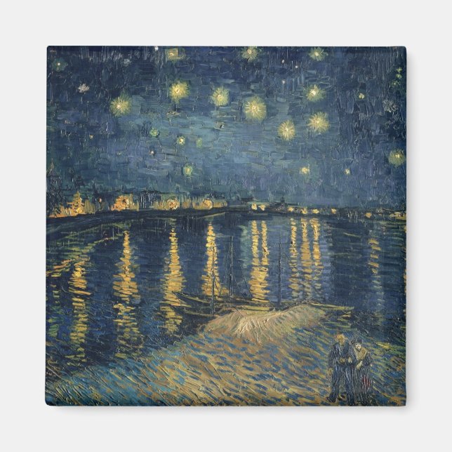 Vincent van Gogh | Starry Night Over the Rhone Magnet (Vorne)