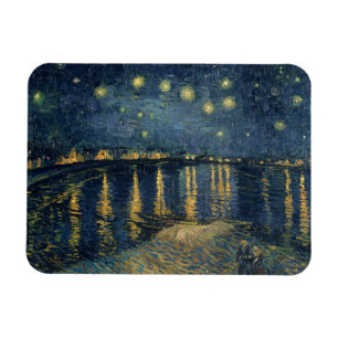 Vincent van Gogh   Starry Night Over the Rhone Magnet