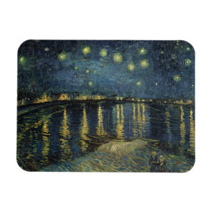 Vincent van Gogh   Starry Night Over the Rhone Magnet