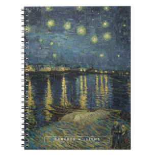 Vincent van Gogh   Starry Night Over the Rhone Notizblock