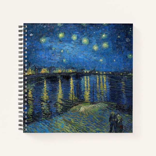 Vincent van Gogh - Starry Night Over the Rhone Notizbuch (Vorderseite)