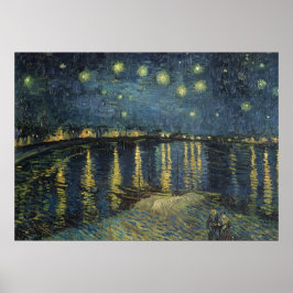 Vincent van Gogh | Starry Night Over the Rhone Poster