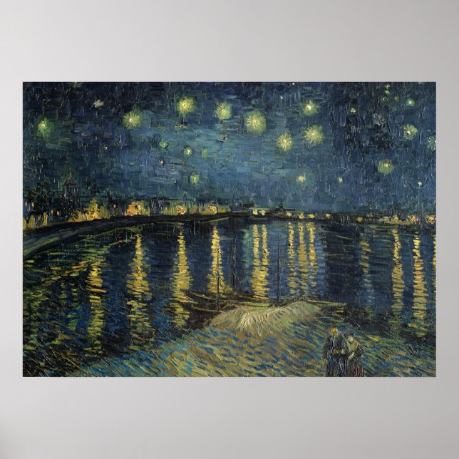 Vincent van Gogh | Starry Night Over the Rhone Poster (Vorne)