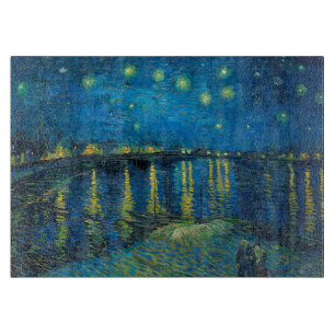 Vincent Van Gogh Starry Night Over the Rhone Schneidebrett