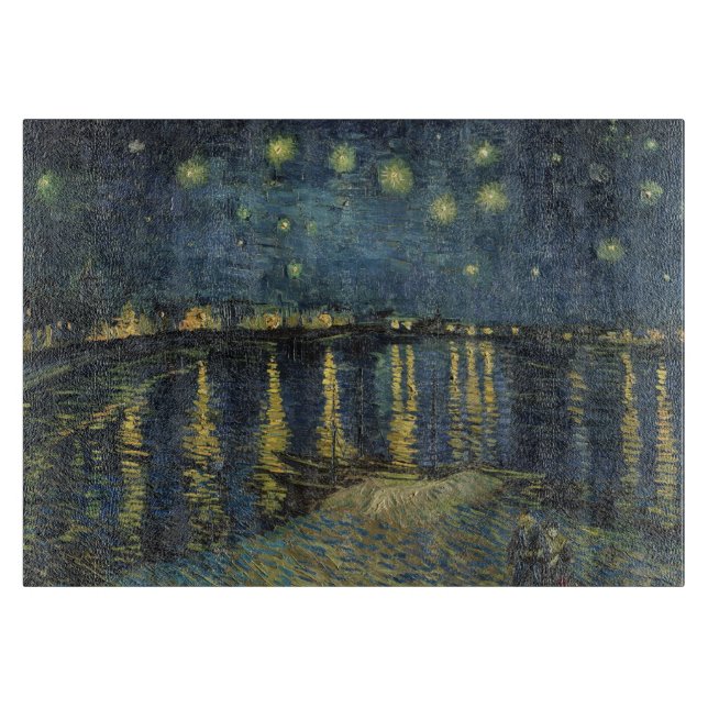 Vincent van Gogh | Starry Night Over the Rhone Schneidebrett (Vorderseite)