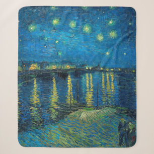 Vincent Van Gogh Starry Night Over the Rhone Sherpadecke