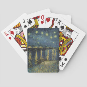 Vincent van Gogh   Starry Night Over the Rhone Spielkarten