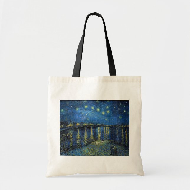 Vincent van Gogh - Starry Night Over the Rhone Tragetasche (Vorne)