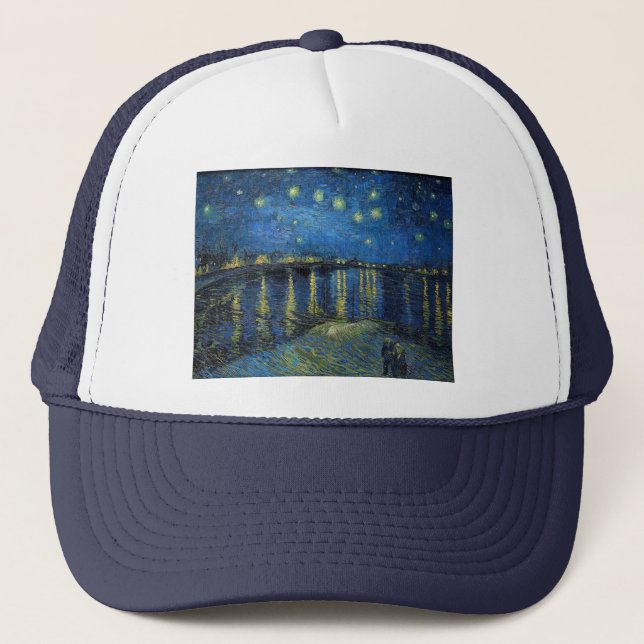 Vincent van Gogh - Starry Night Over the Rhone Truckerkappe (Vorderseite)