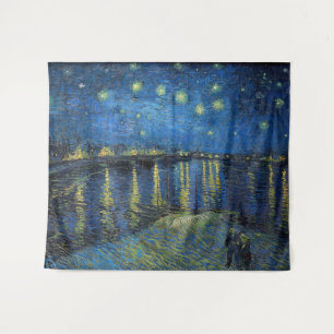 Vincent van Gogh - Starry Night Over the Rhone Wandteppich