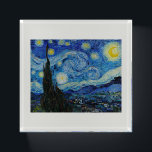 VINCENT VAN GOGH "STARRY NIGHT" PAPIER GEWICHT<br><div class="desc">VINCENT VAN GOGH FEINE KUNST,  QUADRALGLAS PAPERWEIGHT MIT "STARRY NIGHT"-MALERIE</div>