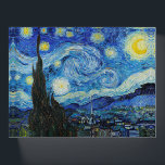 VINCENT VAN GOGH "STARRY NIGHT" PAPIER GEWICHT<br><div class="desc">VINCENT VAN GOGH FEINE KUNST,  QUADRALGLAS PAPERWEIGHT MIT "STARRY NIGHT"-MALERIE</div>
