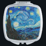 Vincent van Gogh, Starry Night Taschenspiegel<br><div class="desc">Starry Night,  berühmtes Gemälde von Vincent van Gogh</div>