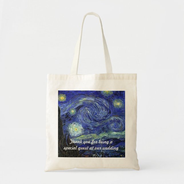 Vincent van Gogh, Starry Night Tragetasche (Vorne)