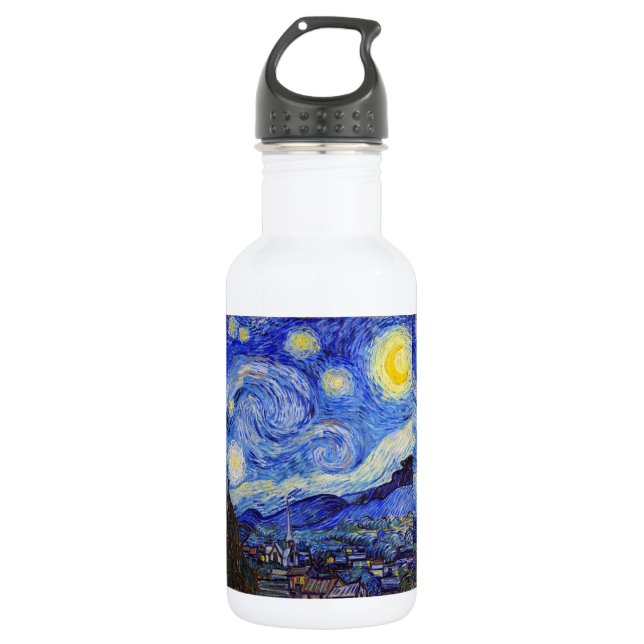 vincent, van, gogh, starry, night trinkflasche (Vorderseite)