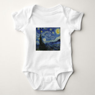 Vincent Van Gogh Starry Night über dem Rhone Pain Baby Strampler