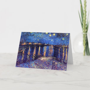 Vincent Van Gogh - Starry Night über der Rhone Karte