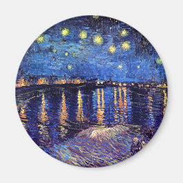 Vincent Van Gogh - Starry Night über der Rhone Magnet