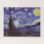 Vincent Van Gogh Starry Night Vintag Kunstkunst<br><div class="desc">Vincent van Gogh Starry Night Fine Art Painting Starry Night ist ein Gemälde des niederländischen post-impressionistischen Künstlers Vincent van Gogh. Der blaue Nachthimmel ist voll von wirbelnden Wolken, Sternen und einem hellen Halbmond. Die Sternennacht ist die einzige Nacht in der Serie von Ausblicken aus seinem Schlafzimmerfenster. Bewegung: Post-Impressionismus. Schöne, kunstvoll...</div>