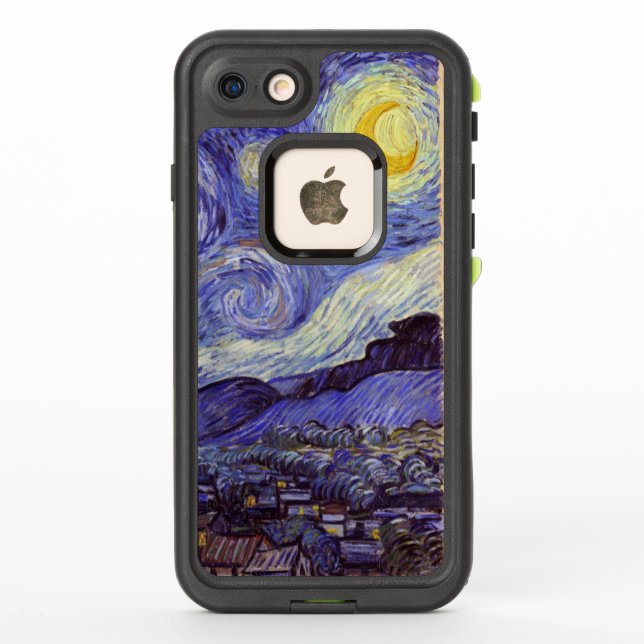Vincent Van Gogh Starry Night Vintag Kunstkunst (Rückseite)