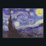 Vincent Van Gogh Starry Night Vintag Kunstkunst Magnetkarte<br><div class="desc">Vincent van Gogh Starry Night Fine Art Painting Starry Night ist ein Gemälde des niederländischen post-impressionistischen Künstlers Vincent van Gogh. Der blaue Nachthimmel ist voll von wirbelnden Wolken, Sternen und einem hellen Halbmond. Die Sternennacht ist die einzige Nacht in der Serie von Ausblicken aus seinem Schlafzimmerfenster. Bewegung: Post-Impressionismus. Schöne, kunstvoll...</div>