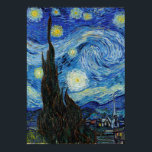 Vincent Van Gogh Starry Night Vintag Kunstkunst Poster<br><div class="desc">Vincent Van Gogh Starry Night Vintag Fine Art Poster</div>