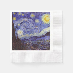 Vincent Van Gogh Starry Night Vintag Kunstkunst Serviette