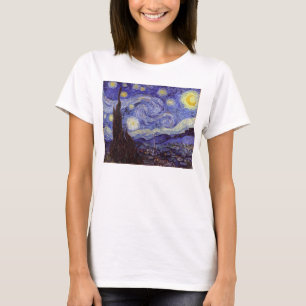 Vincent Van Gogh Starry Night Vintag Kunstkunst T-Shirt