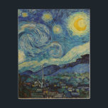 Vincent Van Gogh Starry Night Vintage Kunstgeschic Holzdruck<br><div class="desc">Vincent Van Gogh Starry Night Vintage Kunstschatz Kunstschätze der Kunst</div>