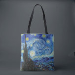 Vincent Van Gogh Starry Night Vintage Kunstgeschic Tasche<br><div class="desc">Vincent Van Gogh Starry Night Vintage Kunstvoll wandern</div>